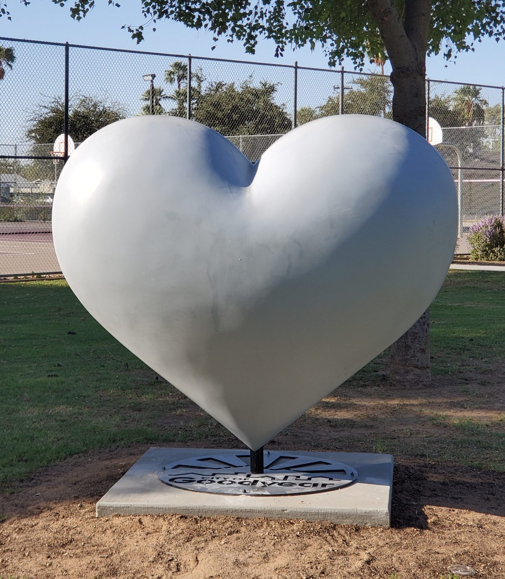 Blank heart for HeART of GOodyear